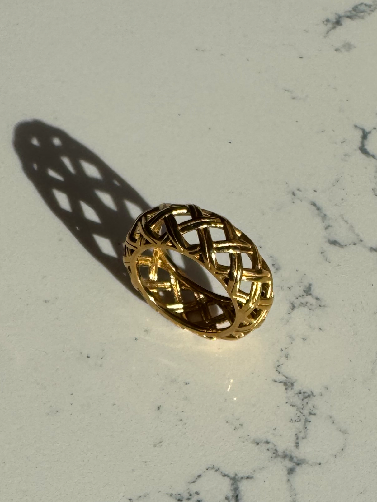 Golden Lattice Ring