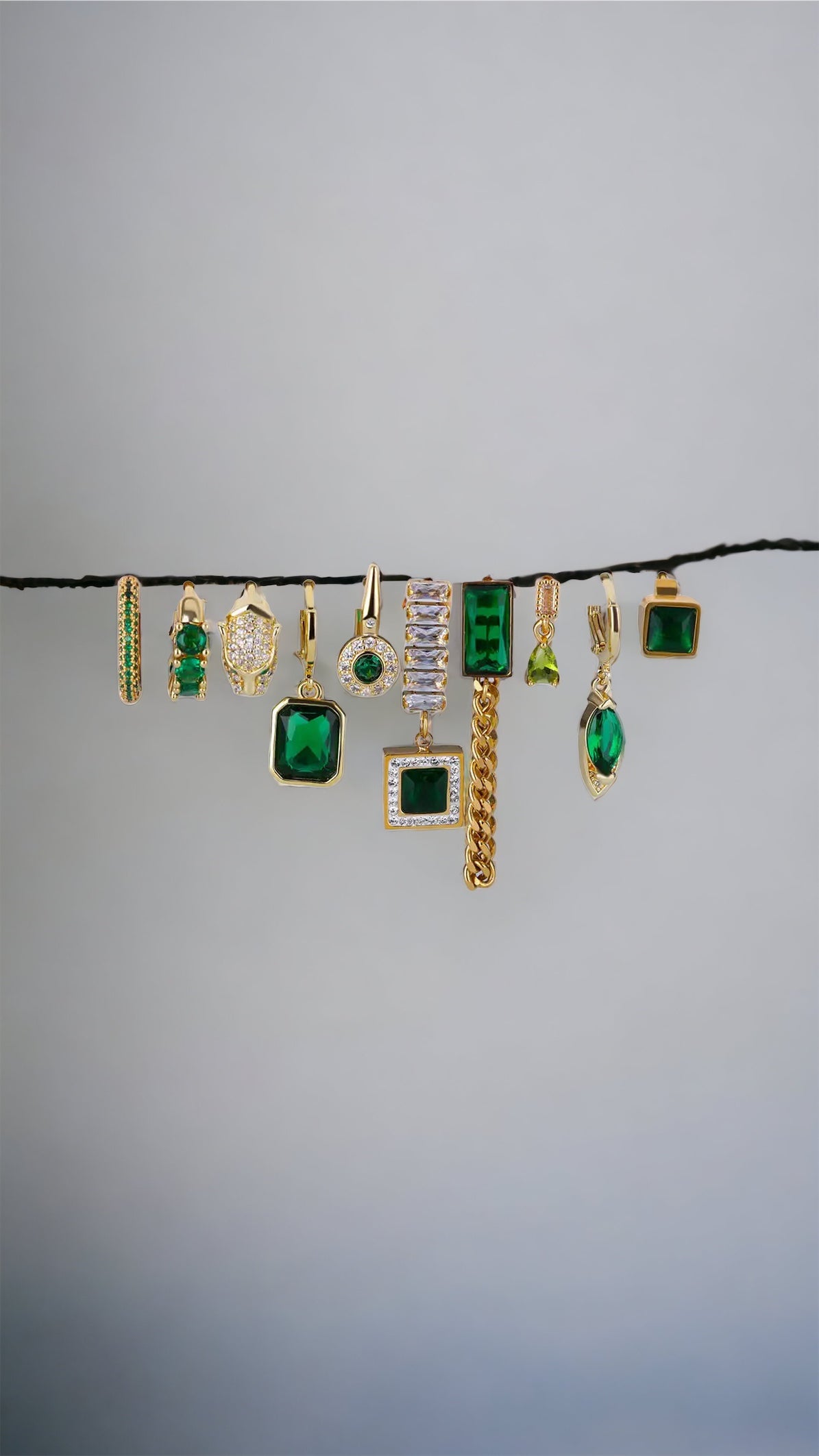 Green Lightening Bolt