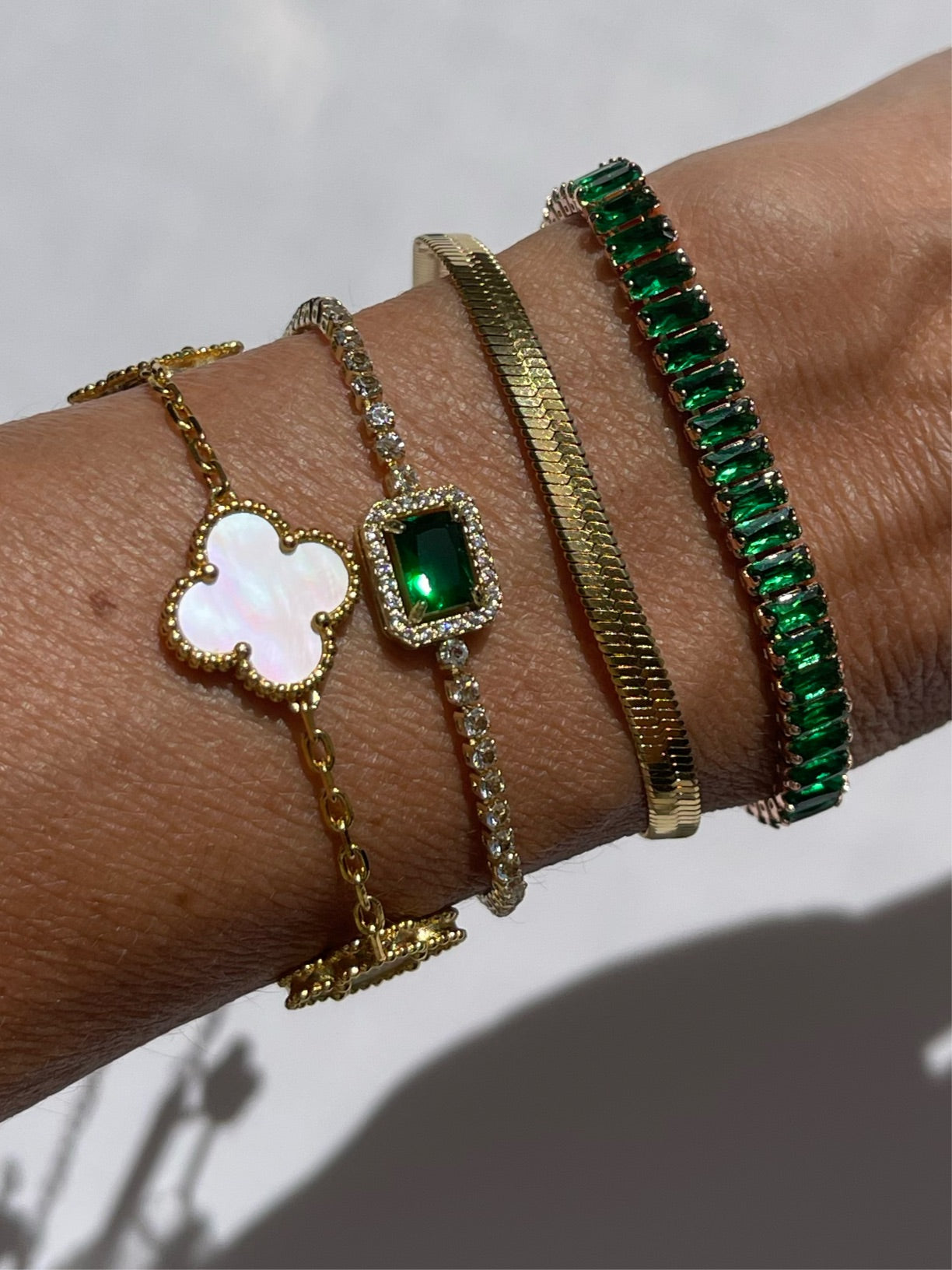 Emerald Tennis Bracelet