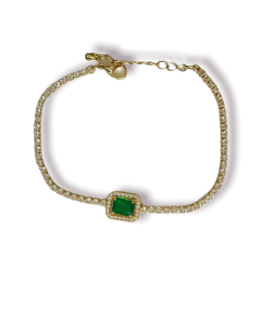Emerald Tennis Bracelet