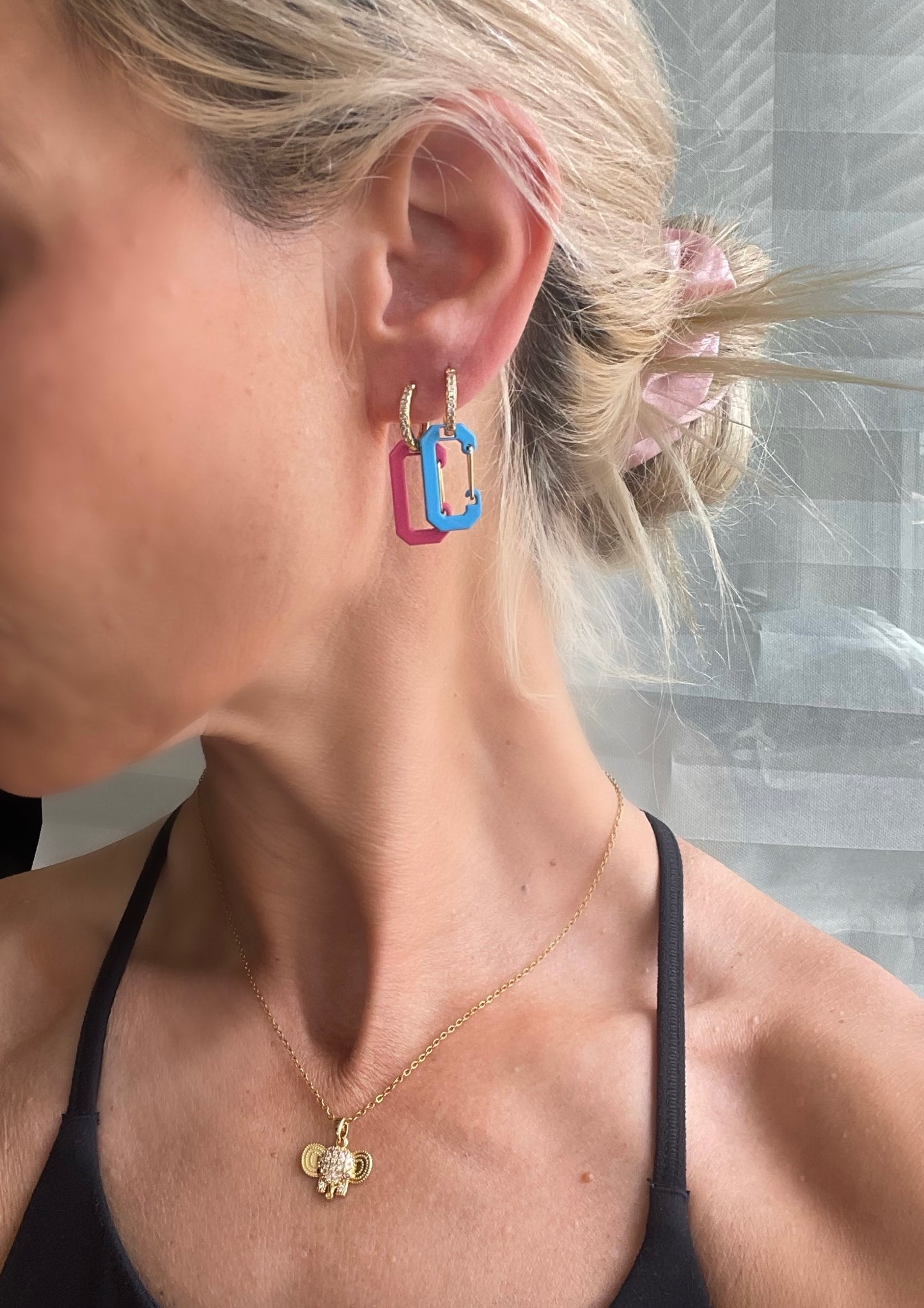 Coloured Jump {ear}Ring