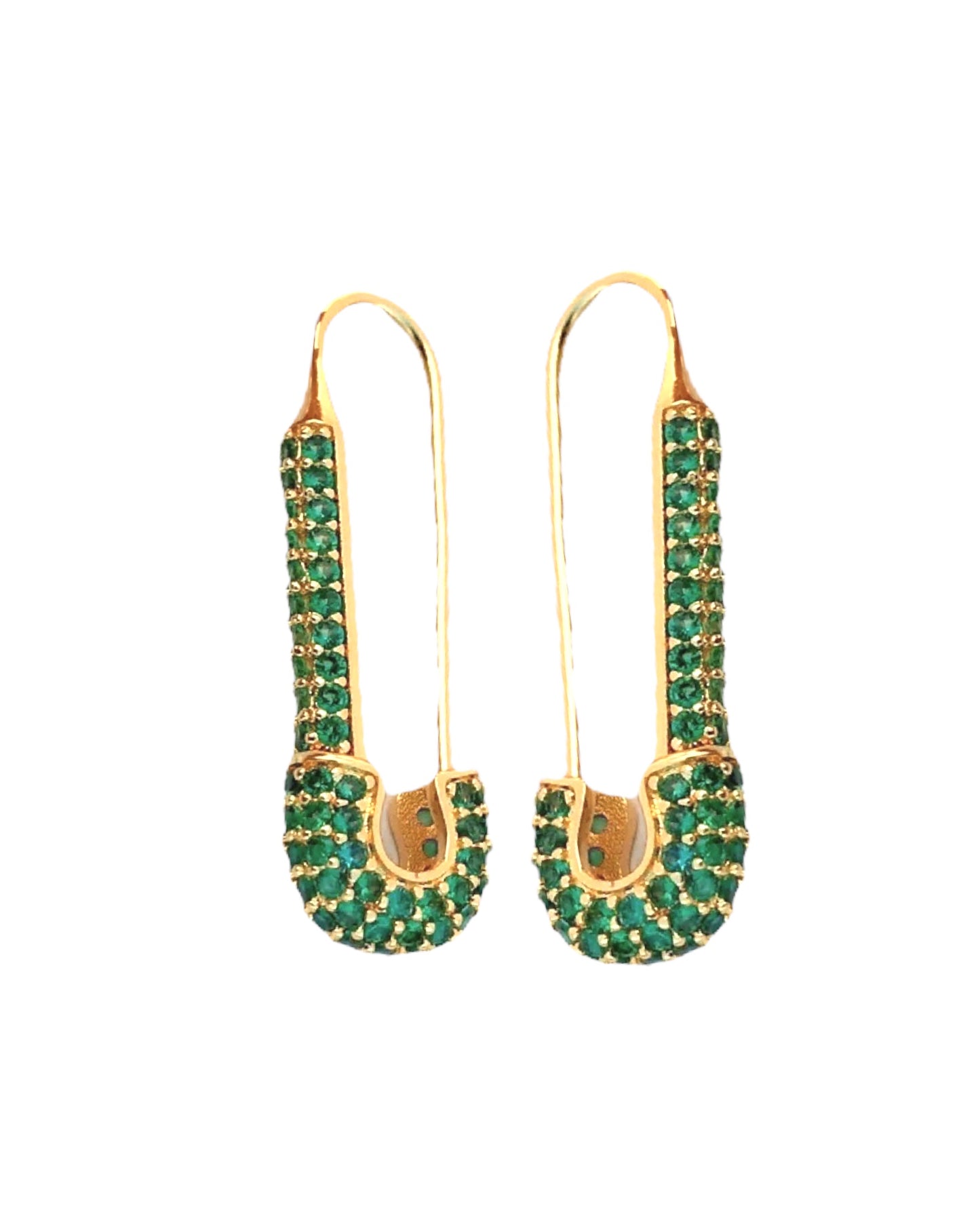 Crystal Safety Pins (Pair)