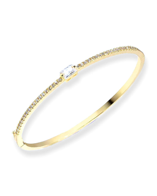 Emerald Cut Bangle