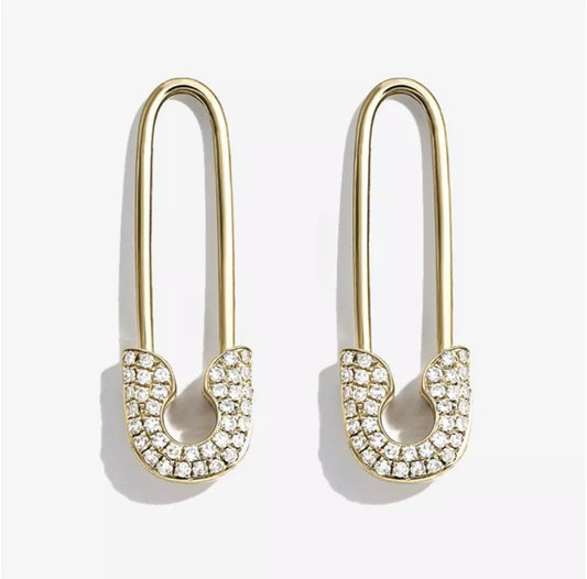La Spilla Earrings Nera / Bianca