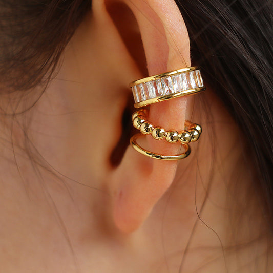 Baguette Cuff - Gold