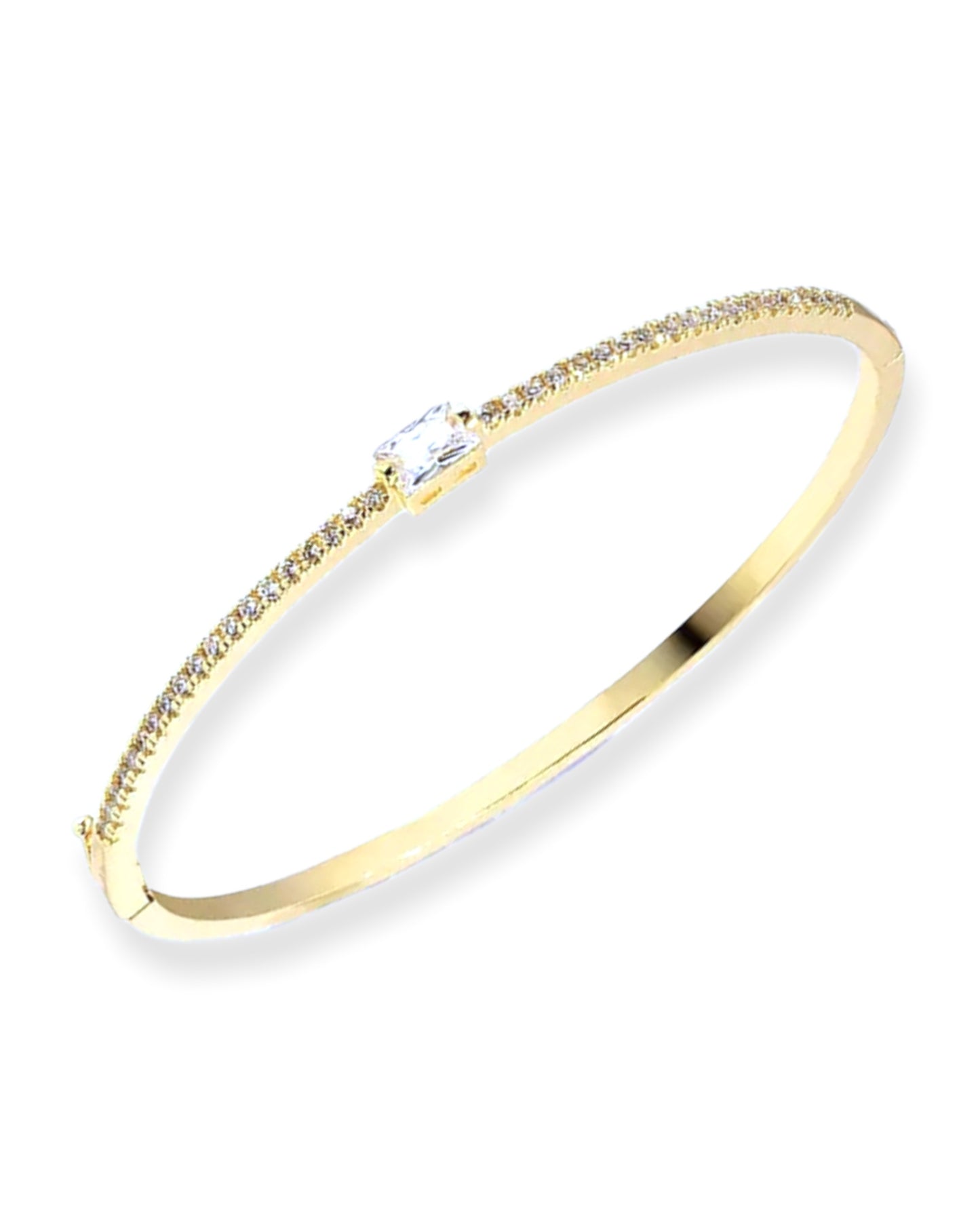 Emerald Cut Bangle